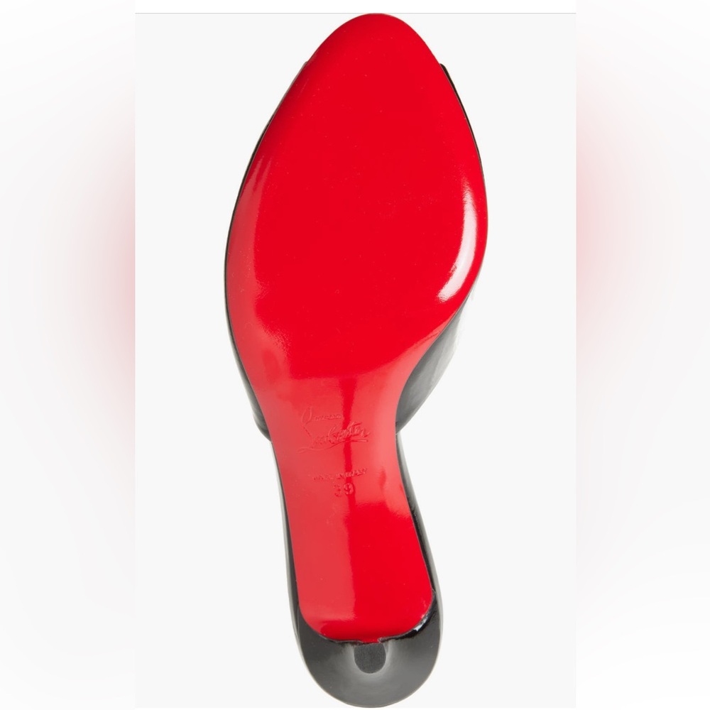 Christian Louboutin Me Dolly Peep Toe Slide Sandal - Picture 4 of 14
